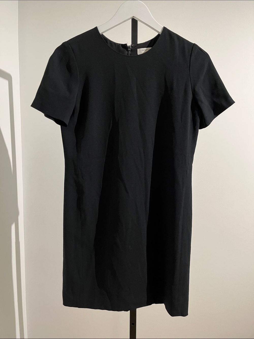 Babaton Black Short-Sleeve Dress